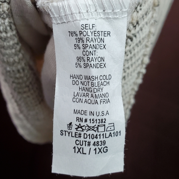 Fashion Nova Cream Ribbed Believe It Backless Mini Dress Size 1X NWT - Picture 9 of 11